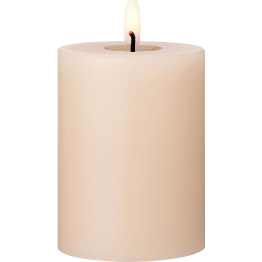 Ester & Erik LED bloklys, 10 cm, creme billede