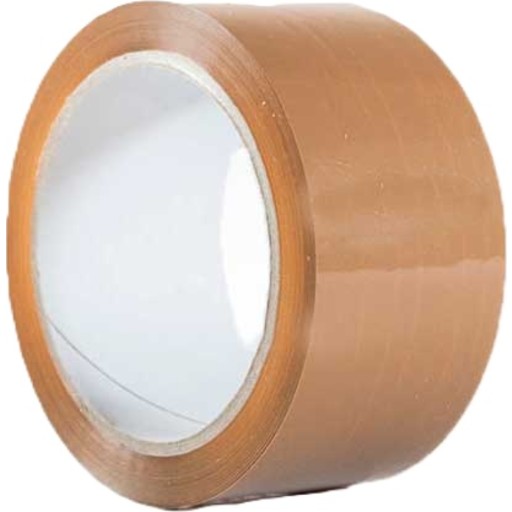 36 stk Roliba PVC pakketape, brun, 50 mm x 66 m billede