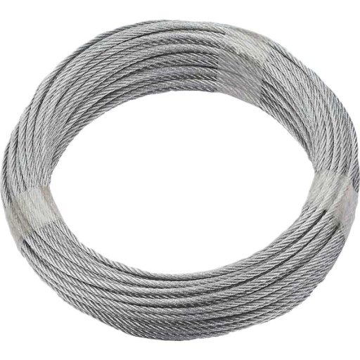 Stålwire, galvaniseret 2,0 mm, 10 meter