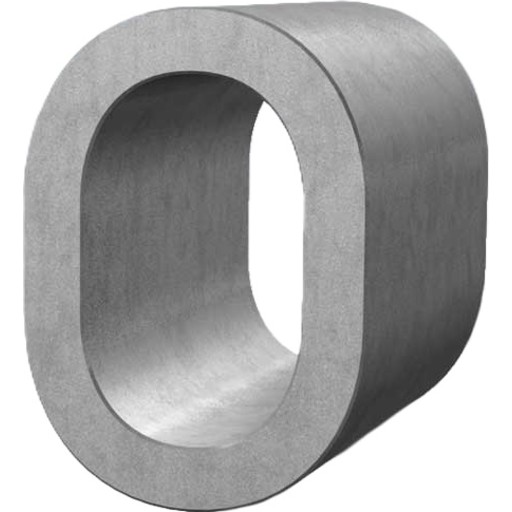Wireklemme, oval, 5,0 mm x 18 mm