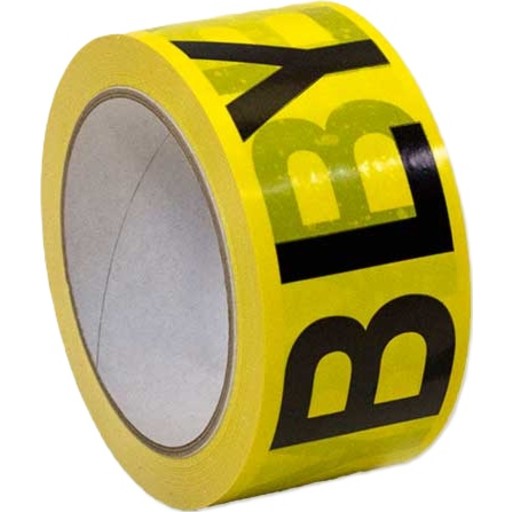 Advarselstape bly 50 mm x 66 meter