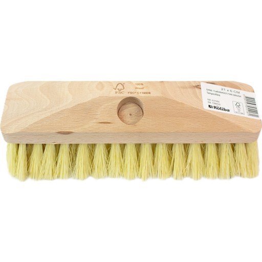 Roliba syre-og tjærekost uden skaft, træ, 210 x 60 mm