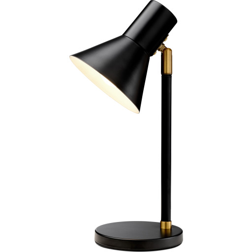 Halo Design Style bordlampe, sort