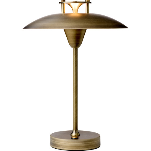 Halo Design Mini Stepp 1-2-3 uppladningsbar bordslampa, mässing