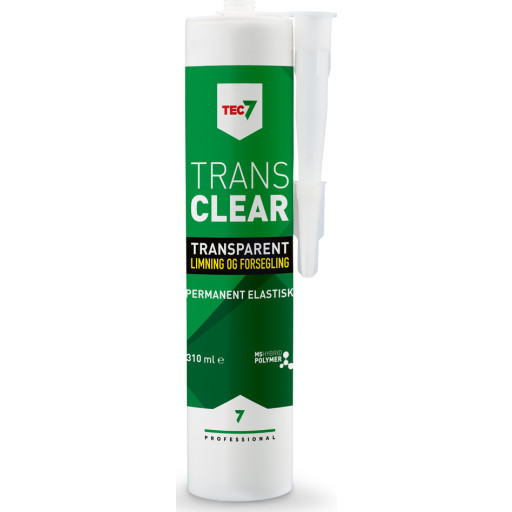 TEC7 Trans Clear fugemasse, 310 ml, transparent billede