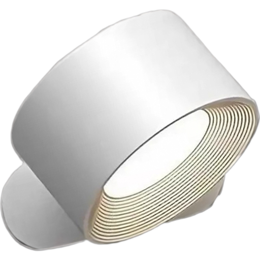 Veli Line Spot On uppladdningsbar vägglampa, vit