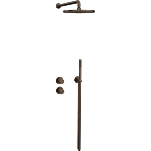 Toni Déca brusesæt, bruneret messing