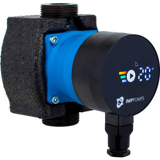 NMT mini plus 15-60-130 cirkulationspumpe med isoleringskappe