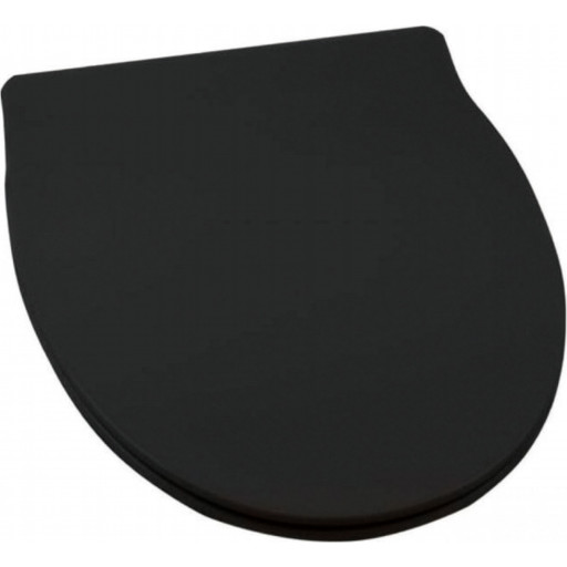 Cera slimline sort toiletsæde med softclose og quick release