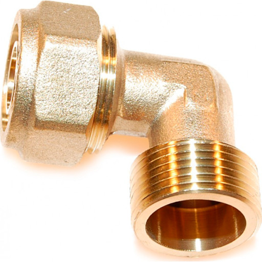 Pex vinkel, 18 mm - 3/4" nippel