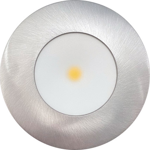 Sofia 90D Downlight ISO Børstet Alu 2700K 300lm 350mA 3,2W Dæmpbar IP44