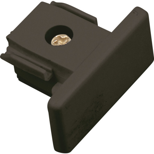 Mita 1F Endestykke 1 fase skinnetilbehør Sort IK10 IP20