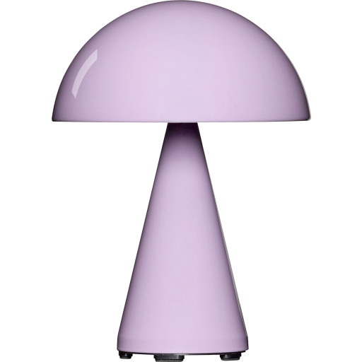 Hübsch - Mush LED-batteridrevet bordlampe, lyserød, højde 15 cm