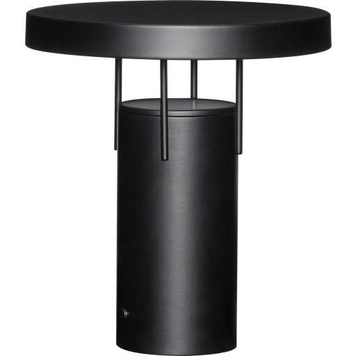 Hübsch BringMe genopladelig bordlampe, sort billede