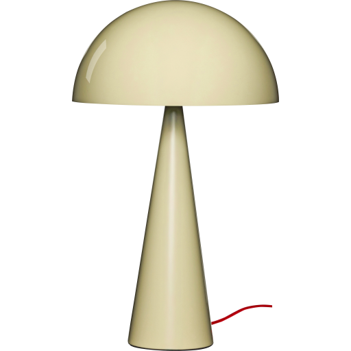 Hübsch Mush bordslampa, sand, 50 cm