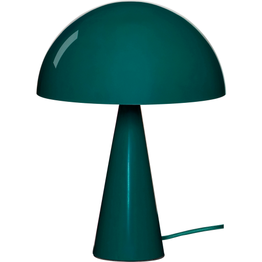 Hübsch - Mush Mini bordlampe, mørkegrøn, højde 34 cm