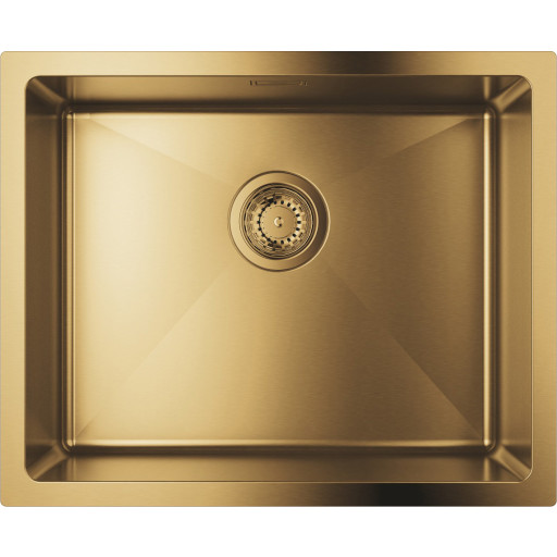 K700 køkkenvask, 45x55 cm, messing