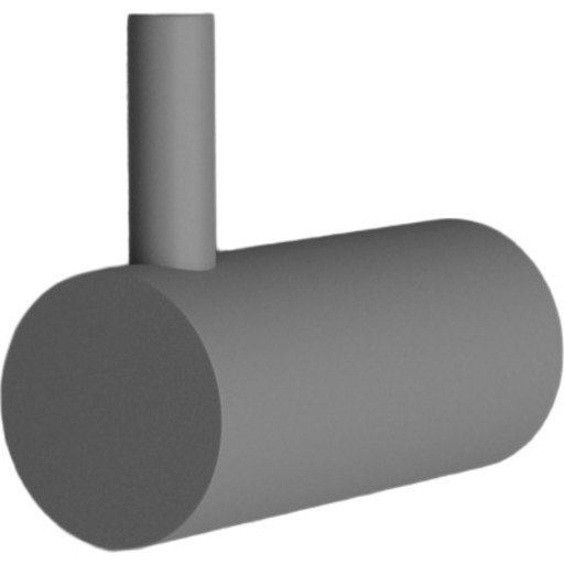 Scandtap Style håndklædekrog, mat grå billede