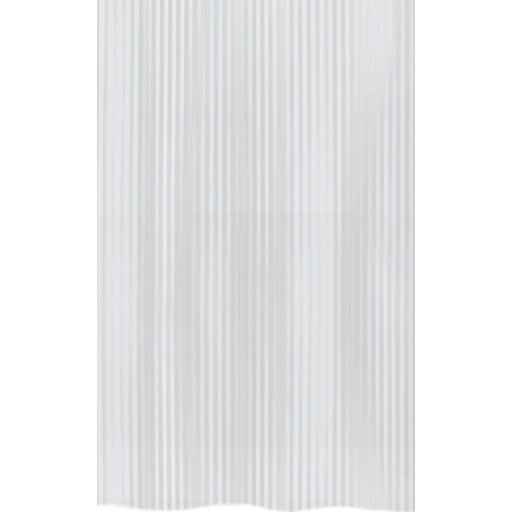 Spirella Twill badeforhæng, 180x200 cm, hvid