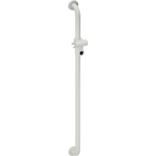 Hewi 801 støttegreb/brusestang, 110 cm, mat lysegrå