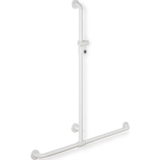 Hewi 801 T støttegreb/brusestang, 76,2x125 cm, hvid