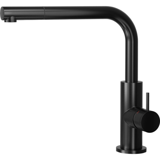 Scandtap Accent 90 køkkenarmatur, udtrækstud, børstet sort