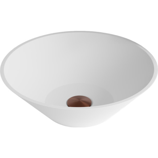 Scandtap Bathroom Concepts Solid R3, Ø402 mm, hvit matt