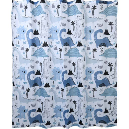 Hefe Dino badeforhæng, 120x200 cm