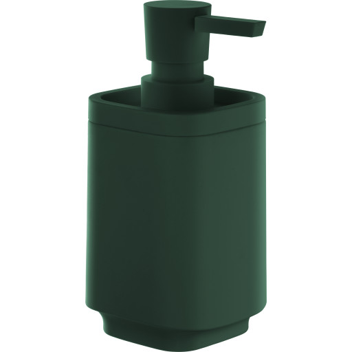Beslagsboden Satin Square sæbedispenser, grøn