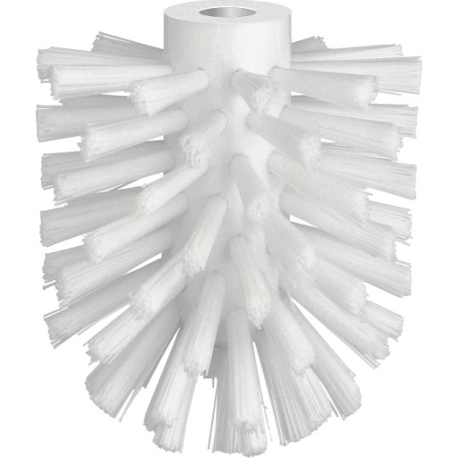 Beslagsboden toiletbørstehoved, hvid