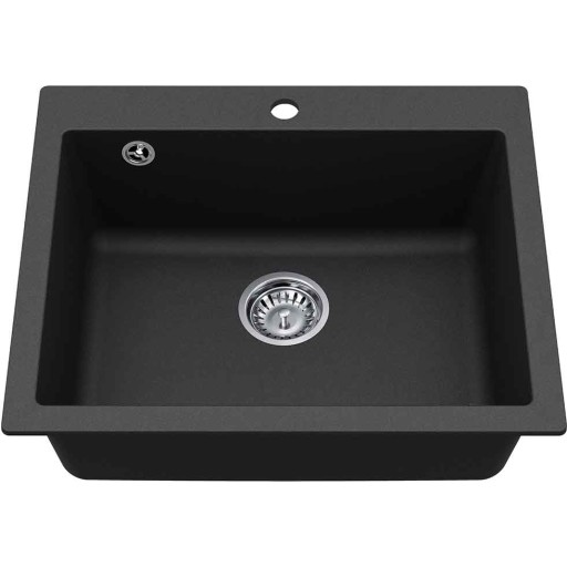 Lavabo Studio 60 diskb&auml;nk, 61x51 cm, svart