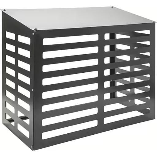 Luftexpressen varmepumpeskjuler, metal, sort