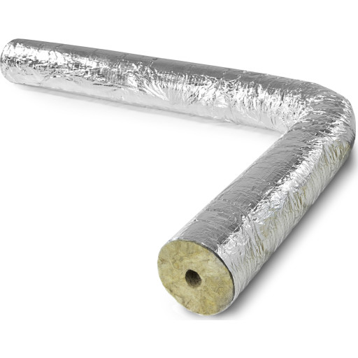 Rockwool Flex rørskål med tape til 22 mm rør, 20 mm isoleringstykkelse, 1 meter