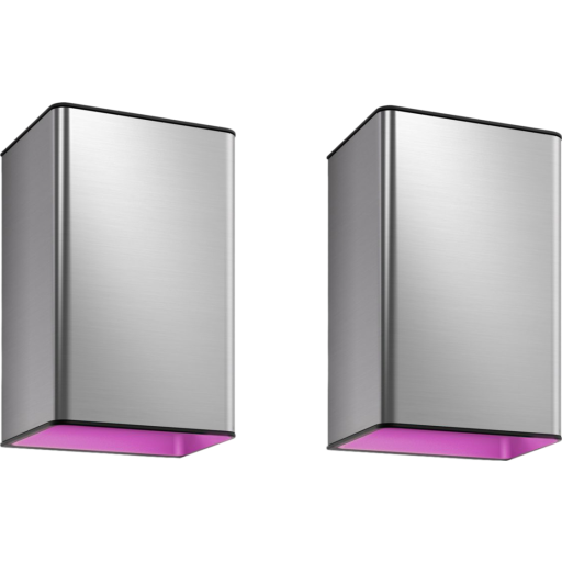Philips Hue Resonate udendørs væglamper, aluminium, 2-pak