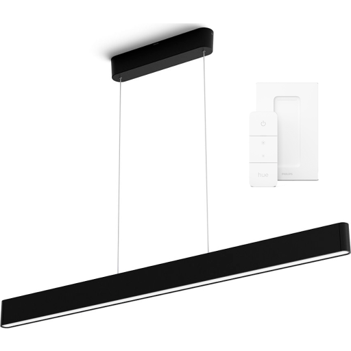 Philips Hue Ensis langbordspendel med fjernbetjening, sort