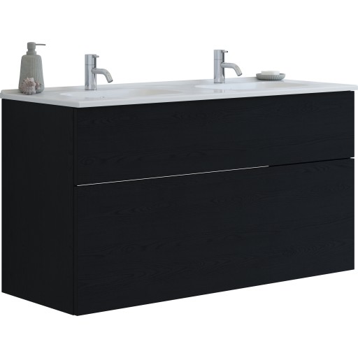 Dansani Luna møbelpakke, 121x45,5 cm, sort eg