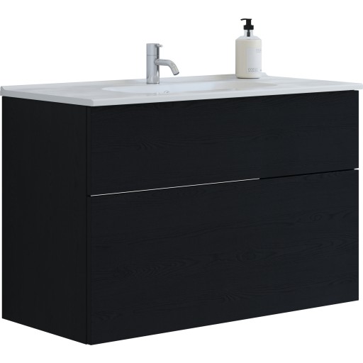 Dansani Luna møbelpakke, 101x45,5 cm, sort eg