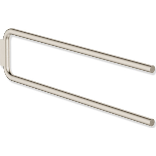 Hewi Serie 480 håndklædestang, 44,4 cm, børstet nikkel