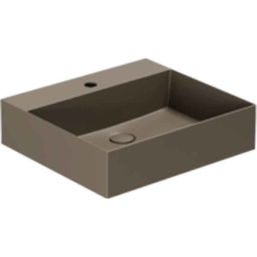 Lavabo Elegance SQ 50 håndvask, 50x45 cm, mat brun