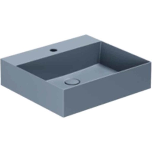 Lavabo Elegance SQ 50 håndvask, 50x45 cm, mat blå