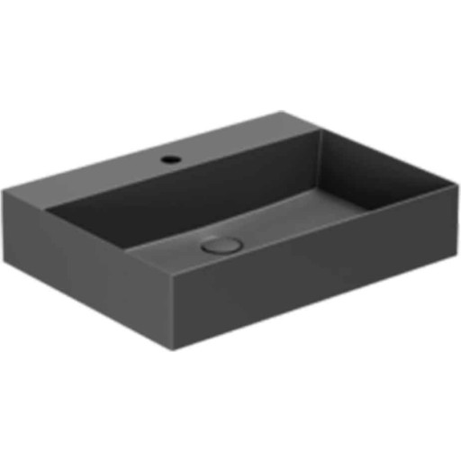 Lavabo Elegance SQ 60 håndvask, 60x45 cm, mat sort