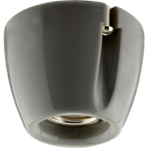 Ifö Electric Basic lampefatning, lige, grå