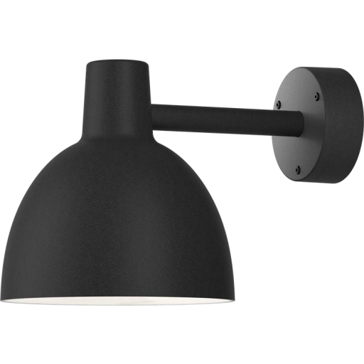 Louis Poulsen Toldbod 220 udendørs væglampe, sort