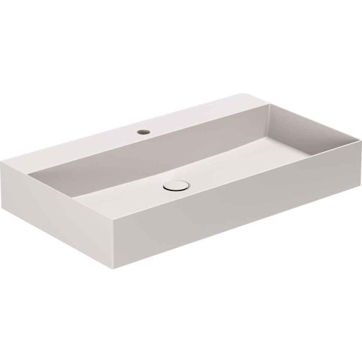 Lavabo Elegance SQ 81 håndvask, 81x40 cm, mat grå