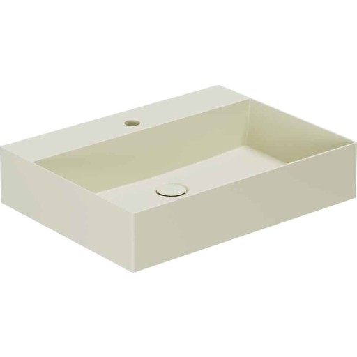 Lavabo Elegance SQ 61 håndvask, 61x40 cm, mat beige