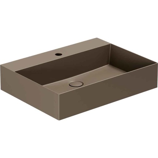 Lavabo Elegance SQ 61 håndvask, 61x40 cm, mat brun