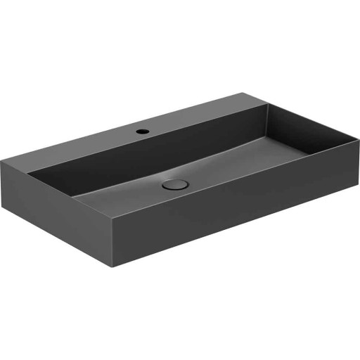 Lavabo Elegance SQ 81 håndvask, 81x40 cm, mat sort
