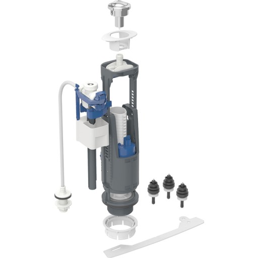 Ifö skyllegarniture, dobbeltskyl, 1/2'', til Cera toilet med udvendig cisterne. Type 240-333