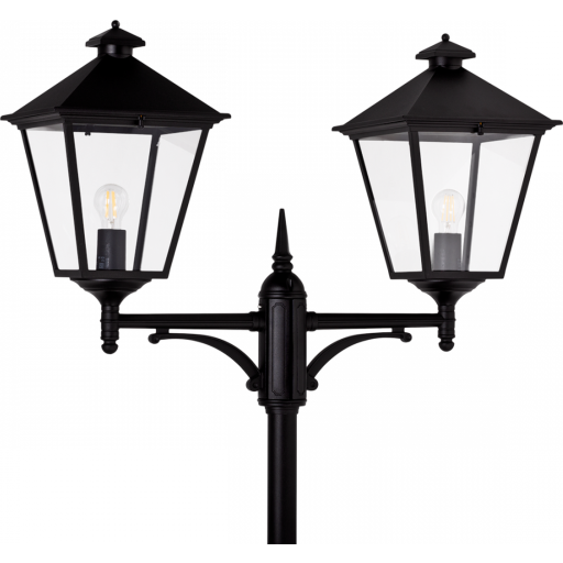 Norlys London 491 stolpelampe, LED max 11W, E27, IP54, hvit