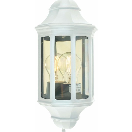 Norlys Genova 175 vegglampe, LED max 9W, E27, IP54, hvit